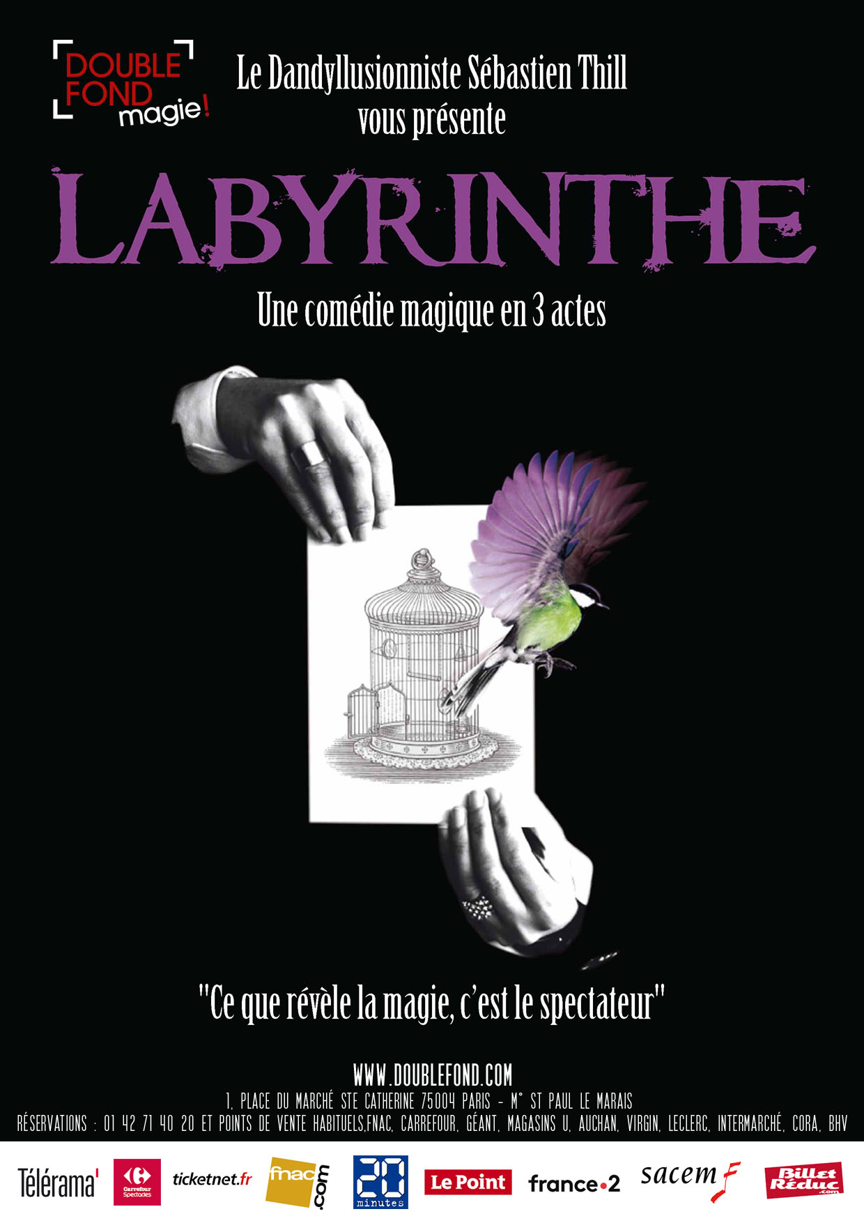 Labyrinthe avec Sébastien Thill au Double Fond