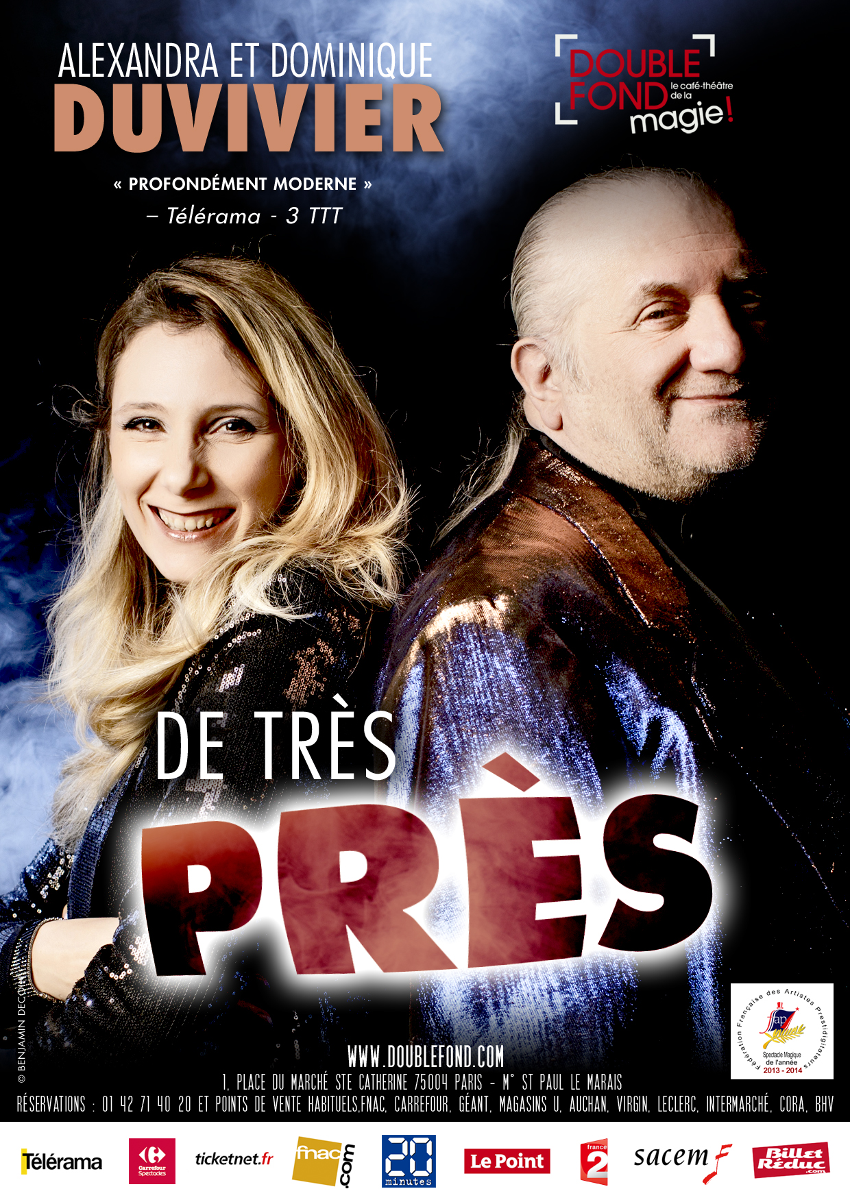 affiche A4 de très près