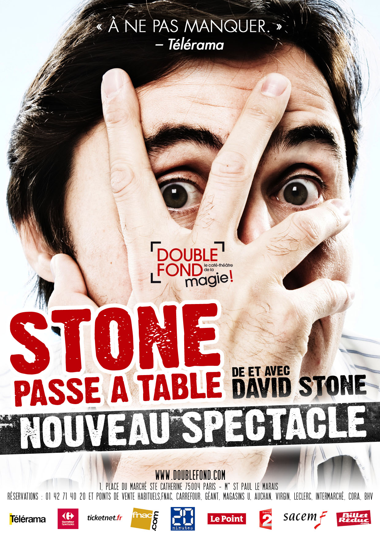 affiche A4 stone passe à table